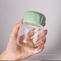 Glass Cups Transparent Mini Water Bottles Resistant Cold Travel Mug